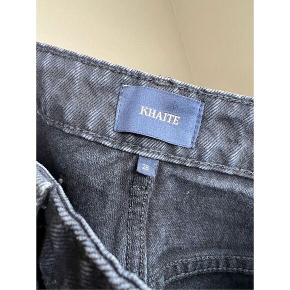 Khaite Abigail High Rise Straight Jeans in Prescott - Picture 6 of 8